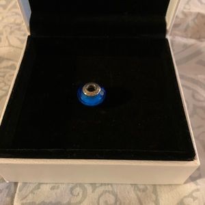 Dark blue pandora charm